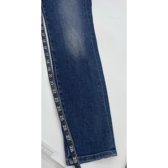 Frame Le Garcon Womens Jeans 29 High Waist Straight Distressed Denim Casual - Picture 6 of 6